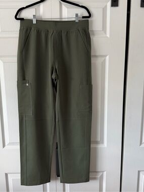 Figs Olive Utility Cargo Pants